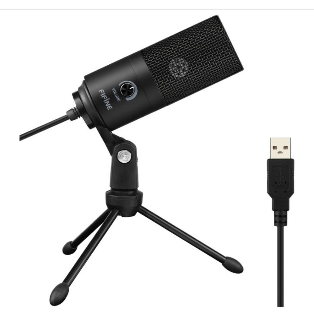 FIFINE USB Microphone, Metal Condenser Recording Microphone